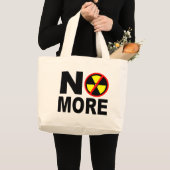Geen antinucleaire slogan meer grote tote bag (Voorkant (product))