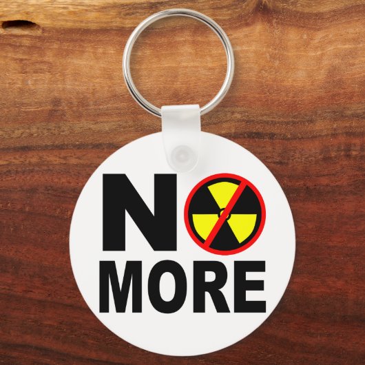 Geen antinucleaire slogan meer sleutelhanger (Voorkant)