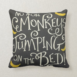 "Geen apen meer die op het SIERKUSSEN van de Bed s