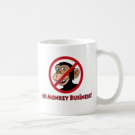 Geen apenbedrijf koffiemok
