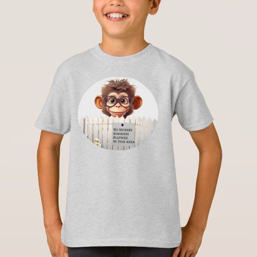 GEEN APENHANDEL alstublieft T-shirt (Voorkant)