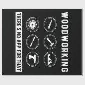 Geen app voor Woodworking Cadeaupapier (Vlak)