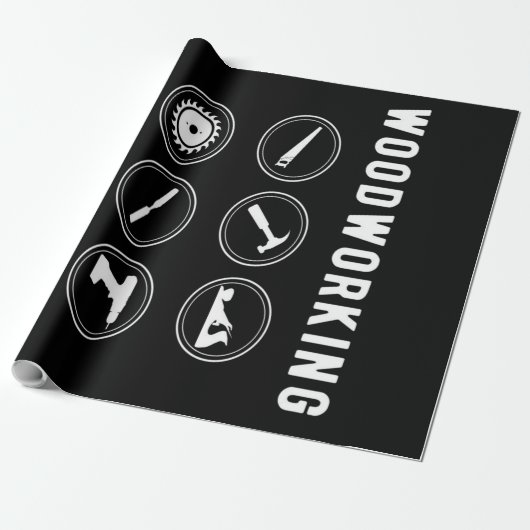 Geen app voor Woodworking Cadeaupapier (Uitgerold)