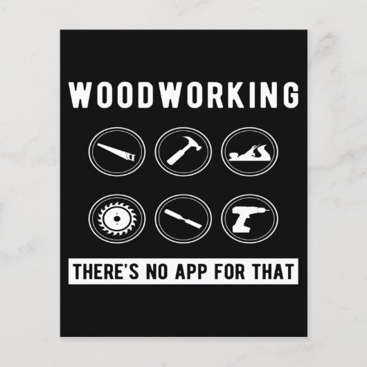 Geen app voor Woodworking Flyer (Voorkant)