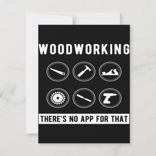 Geen app voor Woodworking Kaart (Voorkant)