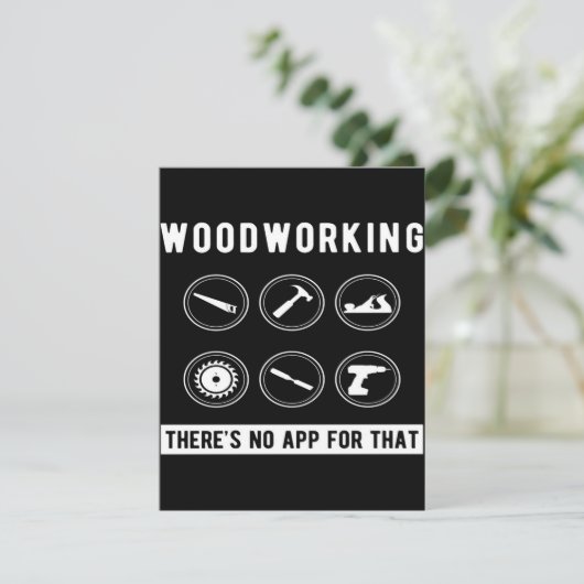 Geen app voor Woodworking Kaart (Staand voorkant)
