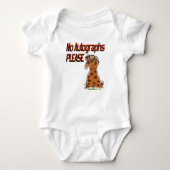 Geen autografieken alstublieft bij Tsjernobby Dog  Romper (Voorkant)