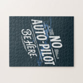 Geen Autopilot. Wees Hier. Legpuzzel (Horizontaal)