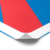 Geen auto's ondertekenen Poster (Hoek)