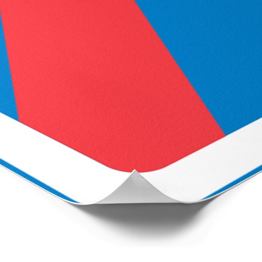 Geen auto's ondertekenen Poster (Hoek)