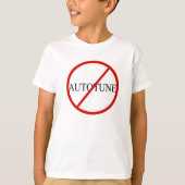 Geen Autotune T-shirt (Voorkant)