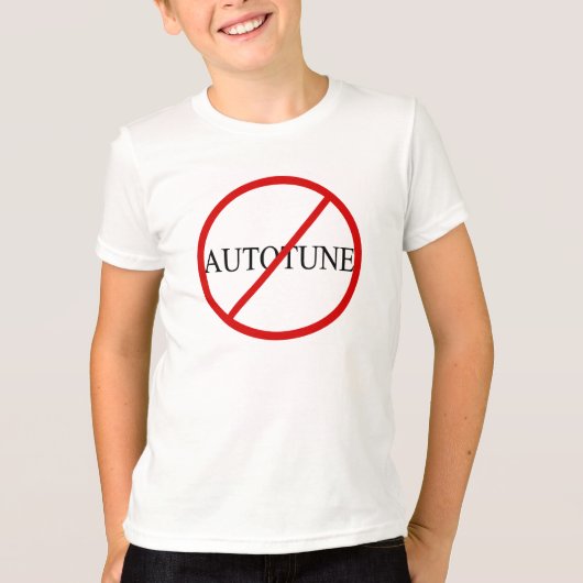 Geen Autotune T-shirt (Voorkant)