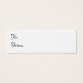  Geen Baby shower van de Omslag Mini Gift Kaart (Achterkant)