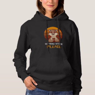 Geen baden meer dierlijk hoodie