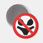 Geen badpak magneet (Voorkant / Achterkant)