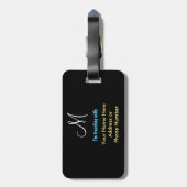 Geen Bagagelabel met kruisbesturing (Achterkant verticaal)