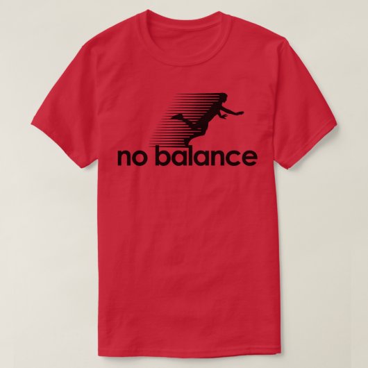 Geen balans Mok T-shirt (Design voorkant)