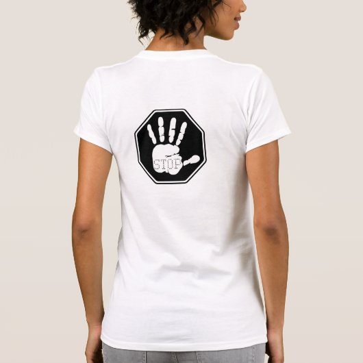 Geen balans t-shirts (Achterkant)