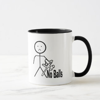 Geen ballen mok