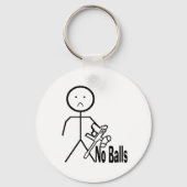 Geen ballen sleutelhanger (Voorkant)