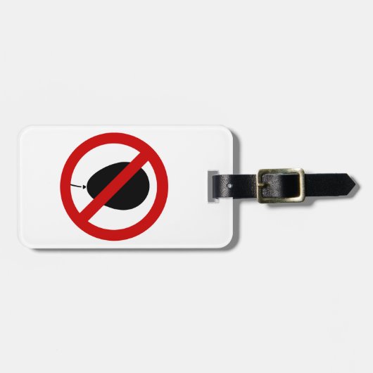 GEEN ballon ⚠ Thai Sign ⚠ Bagagelabel (Voorkant horizontaal)