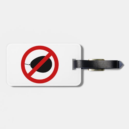 GEEN ballon ⚠ Thai Sign ⚠ Bagagelabel (Achterkant horizontaal)