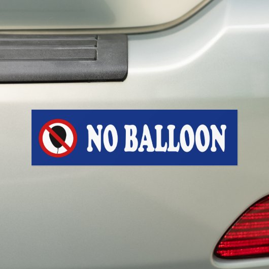 GEEN ballon ⚠ Thai Sign ⚠ Bumpersticker (Op auto)