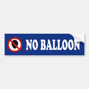 GEEN ballon ⚠ Thai Sign ⚠ Bumpersticker