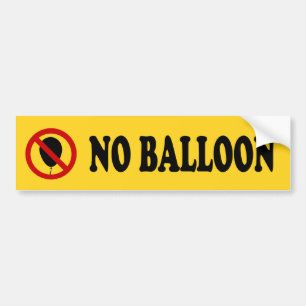 GEEN ballon ⚠ Thai Sign ⚠ Bumpersticker