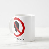 GEEN ballon ⚠ Thai Sign ⚠ Koffiemok (Voorkant links)