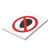 GEEN ballon ⚠ Thai Sign ⚠ Notitieblok (Linkerzijde)