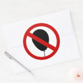 GEEN ballon ⚠ Thai Sign ⚠ Ronde Sticker (Envelop)