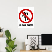 GEEN Balspelen ⚠ Thai Parkbord ⚠ Poster (Thuiskantoor)