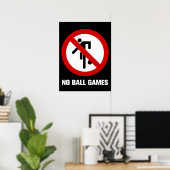 GEEN Balspelen ⚠ Thai Parkbord ⚠ Poster (Thuiskantoor)