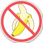 Geen Bananas Sticker (Voorkant)
