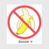 Geen Bananas Sticker (Vel)