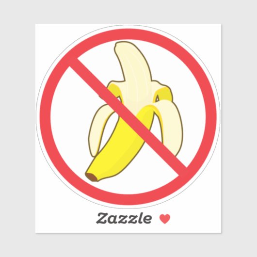 Geen Bananas Sticker (Vel)
