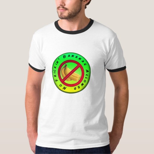 Geen bananen t-shirt (Voorkant)