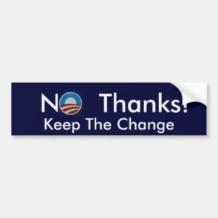 Geen Bedankt! Bumpersticker