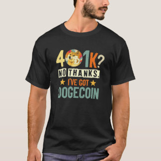 Geen Bedankt in Cryptocurren... ik heb Doge Coin D T-shirt