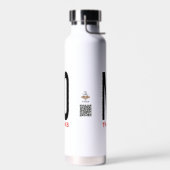 Geen bedankt wit waterfles (Links)