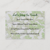 Geen bedrijfsvoedsel visitekaartje (Achterkant)