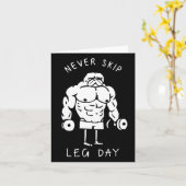 Geen been-dag overslaan kaart (Gele Bloem)