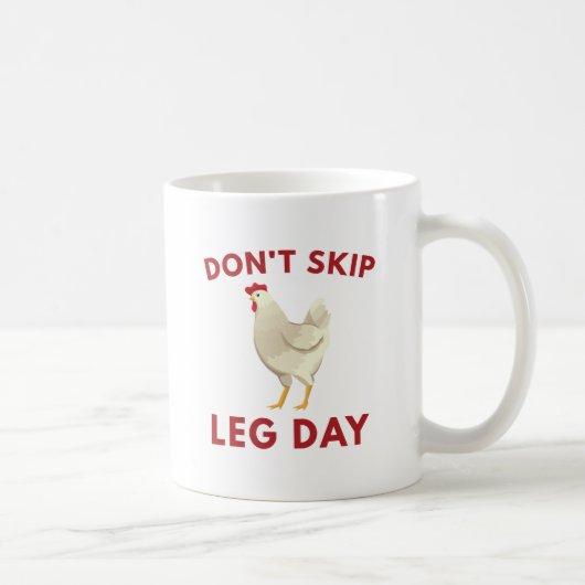 Geen been-dag overslaan koffiemok (Rechts)