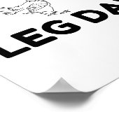 Geen been-dag overslaan poster (Hoek)