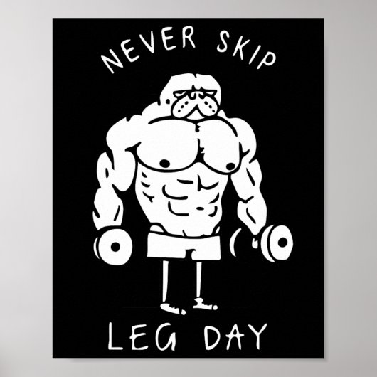 Geen been-dag overslaan poster (Voorkant)