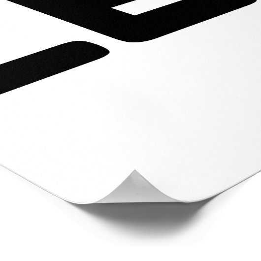 Geen been-dag overslaan poster (Hoek)