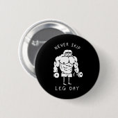 Geen been-dag overslaan ronde button 5,7 cm (Voorkant /achterkant)