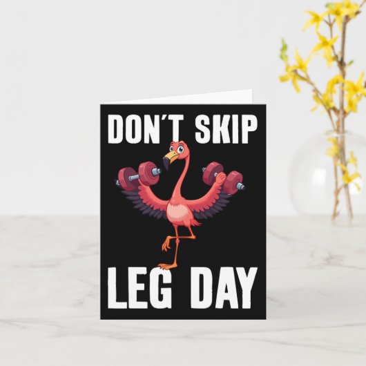 Geen Beendag overslaan Kaart (Gele Bloem)