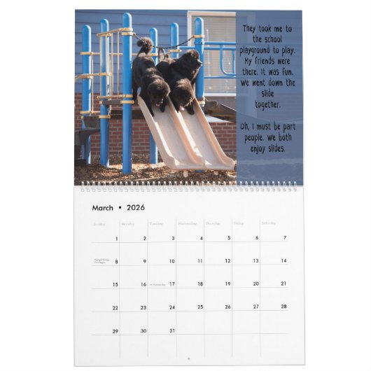 Geen Beer honden zijn ook mensen! Kalender (Mar 2026)